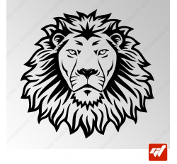 Sticker Lion Tribal 2