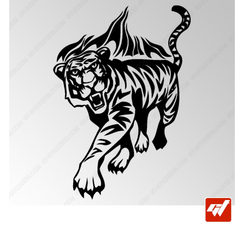 Sticker Tigre Tribal