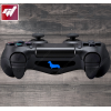 4X Stickers PS4 LIGHT BAR - Chien saucisse teckel hotdog 