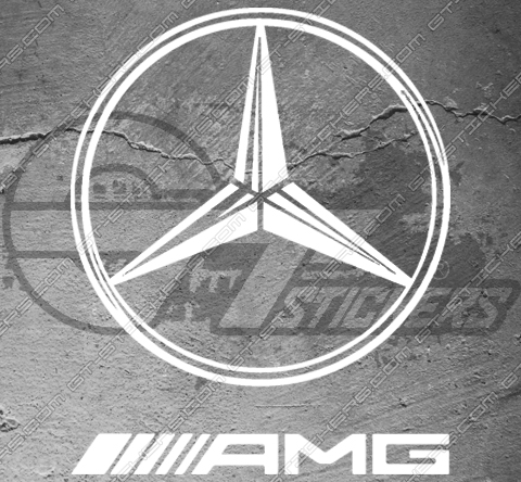 Stickers Autocollants Sigle Mercedes Amg - Gamme 3M Pro - GTStickers
