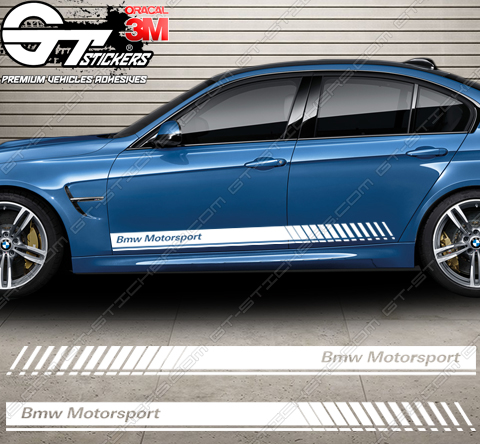 Stickers Autocollants Kit bandes latérales Bmw Motorsport - GTStickers