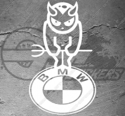 Sticker BMW Devil, taille au choix