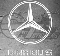 Sticker Brabus / Mercedes, taille au choix