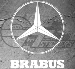 Sticker Brabus / Mercedes Line, taille au choix