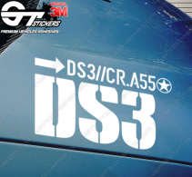 Kit Stickers DS3 R (racing) pour capot