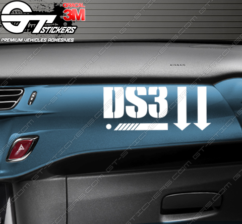 Kit Autocollants latéraux DS3 R - Design V1.00 - Gamme 3M - GTStickers