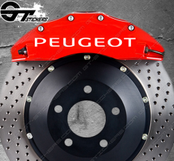 Kit 4x stickers Peugeot XS poru étriers de frein