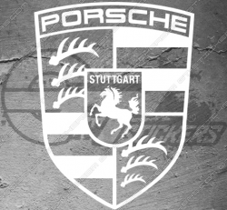 Stickers Logo Porsche - Stickers Porsche