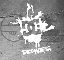 Stickers DC Shoes Logo 3