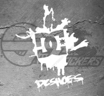 Stickers DC Shoes Logo 3