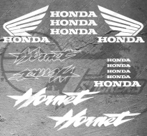Planche de 14 Stickers HONDA HORNET
