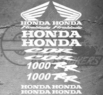 Planche de 14 Stickers HONDA CBR 1000 FIREBLADE