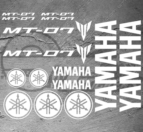 Planche de stickers YAMAHA MT07 