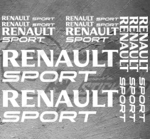 Planche 11 Stickers Renault Sport