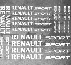 Planche XL 15 stickers Renault Sport