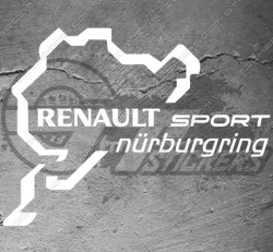 Stickers Nurburgring Renault Sport - Stickers Renault