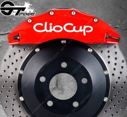 Kit 4x Stickers Renault Clio Cup pour étriers de frein