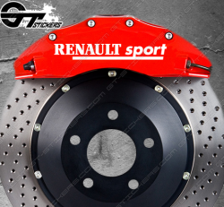 Kit 4x Stickers Renault Sport pour étriers de frein - Stickers Renault