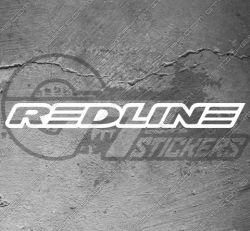 Stickers Redline, taille au choix