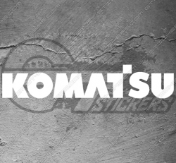 Stickers Komatsu, taille au choix