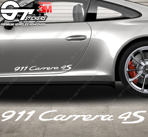 Logo Porsche 911 Carrera 4S - Gamme 3M - GTStickers