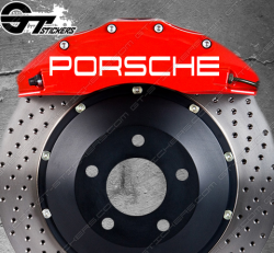 Kit stickers Porsche pour étriers de frein