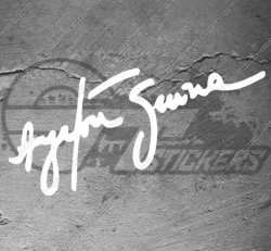 Stickers Senna Signature, taille au choix
