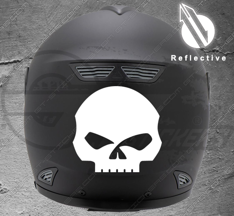 Dispositifs rétro-réfléchissants personnalisés pour casque moto