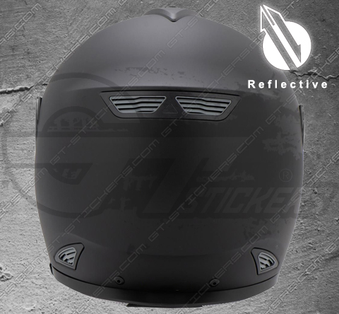 Stickers rétro-réfléchissant casque Harley Davidson 3M - GTStickers