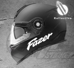 Sticker réfléchissant pour casque moto Fazer - Stickers casque moto reflechissants