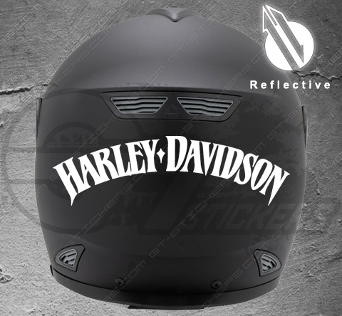 Stickers rétro-réfléchissant pour casque Harley Davidson 3M