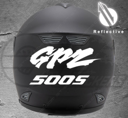 Sticker réfléchissant pour casque moto GPZ - Stickers casque moto reflechissants
