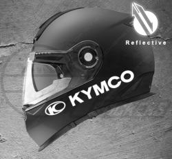 Sticker réfléchissant pour casque moto KYMCO - Stickers casque moto reflechissants