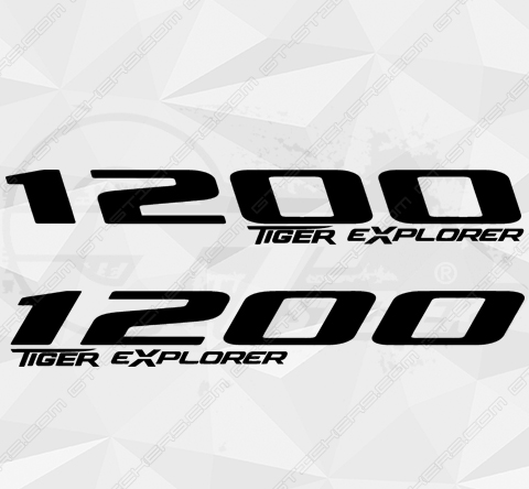 Stickers Triumph Tiger Explorer 1200 - 3M Pro / Oracal - GTStickers