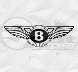 Stickers Logo Bentley - Stickers Bentley