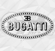 Sticker Logo Bugatti 3