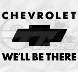 Autocollant Chevrolet We'll Be There