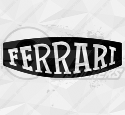 Sticker Ferrari Déformé