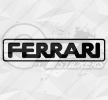 Sticker Ferrari Rectangle