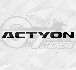 Sticker Logo Kia Actyon - Stickers Kia