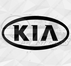 µSticker Logo Kia - Stickers Kia