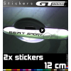 2 Stickers Seat Sport pour poignées de porte 120 mm - Stickers Seat
