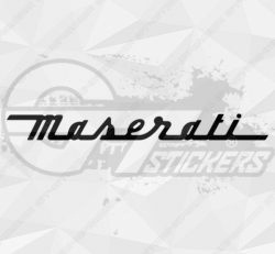 Sticker Maserati Logo 5 - Stickers Maserati