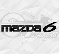 Sticker Logo Mazda 6 - Stickers Mazda