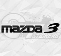 Sticker Logo Mazda 3