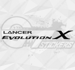 Sticker Mitsubishi Lancer Evolution X - Stickers Mitsubishi