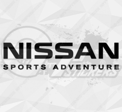 Sticker Nissan Sports Adventure - Stickers Nissan