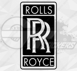 Stickers Logo Rolls Royce - Stickers Rolls Royce