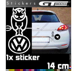 Sticker Volkswagen Devil 140 mm