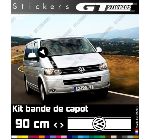 Sticker VW Volkswagen Bande De Capot 900 mm